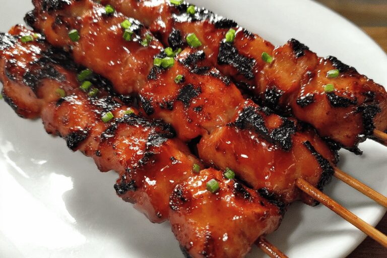 BBQ Pork Skewers