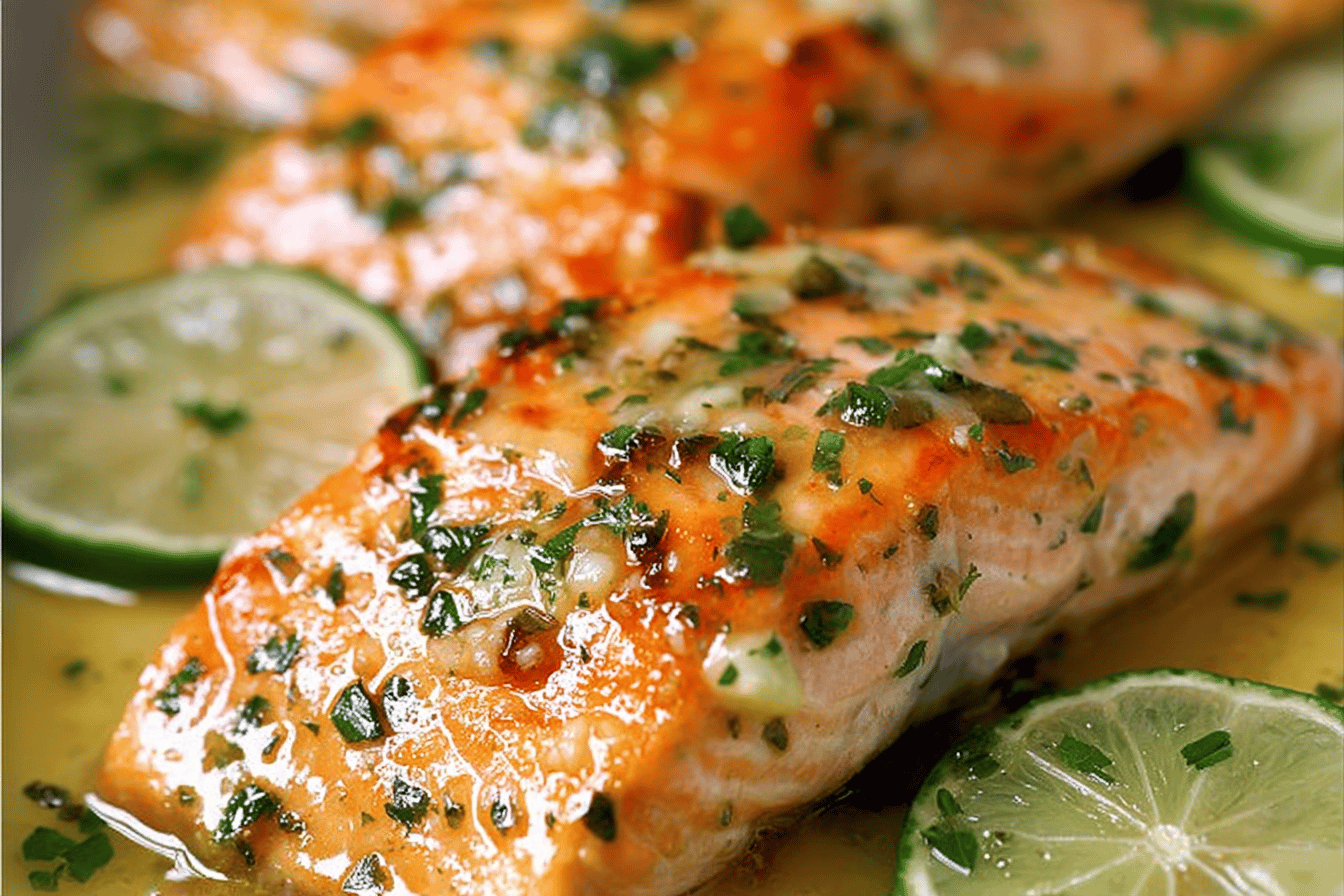 Baked Garlic Butter Salmon