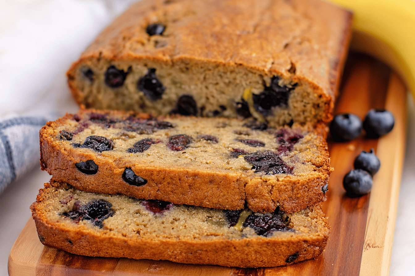 Blueberry Banana Zucchini Bread