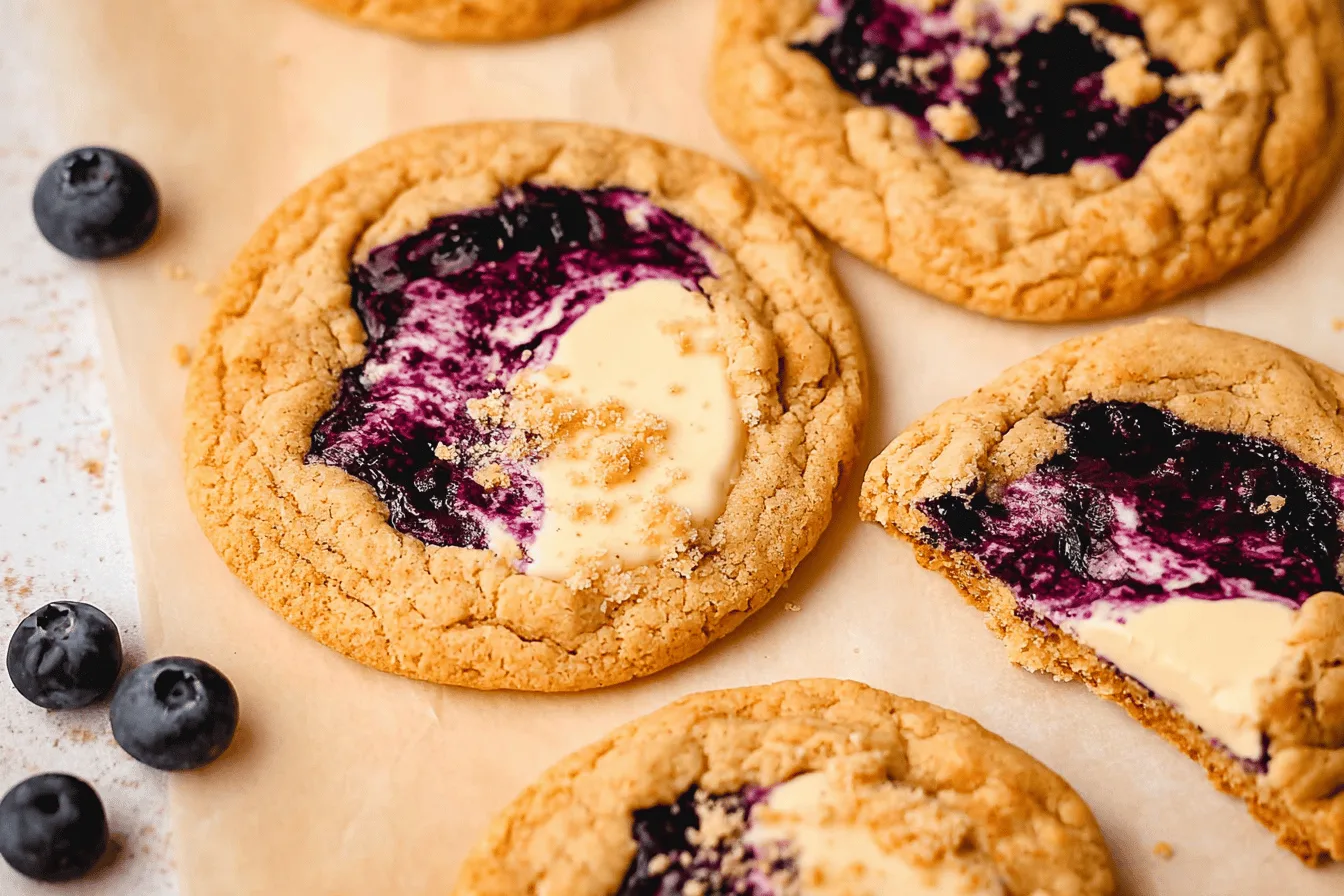Blueberry Cream Cheese Cookies