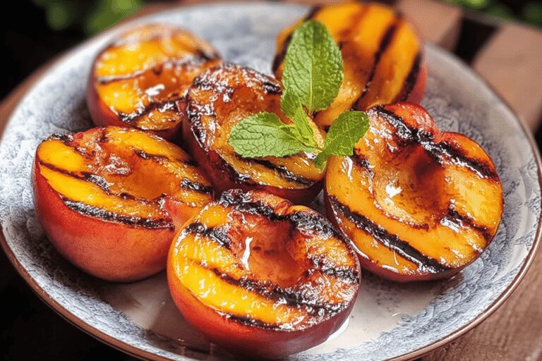 Brown Sugar Grilled Peaches