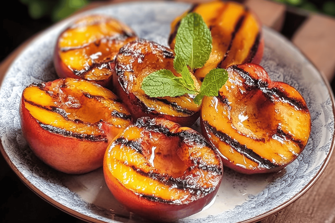 Brown Sugar Grilled Peaches