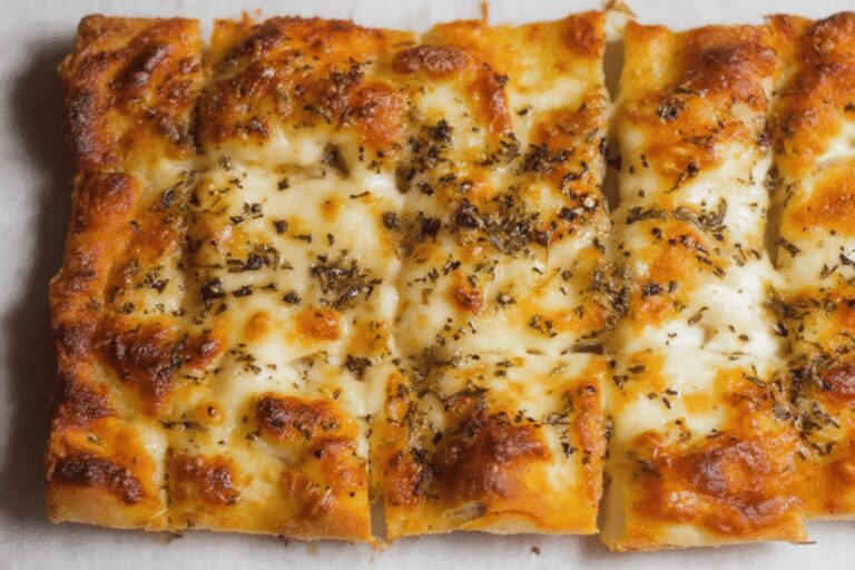 Cheesy Garlic Breadsticks