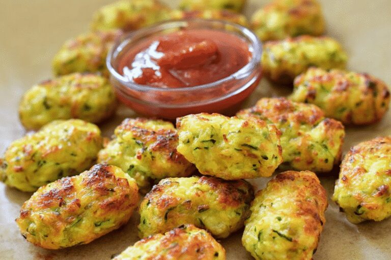 Cheesy Zucchini Tots