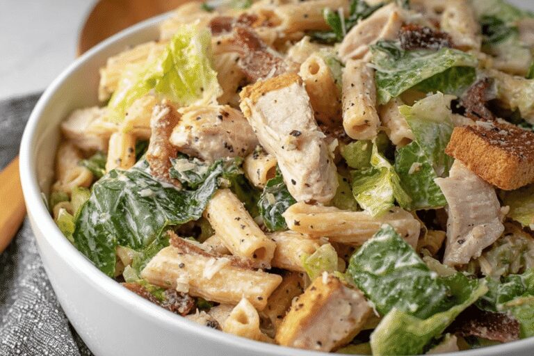 Chicken Caesar Pasta Salad
