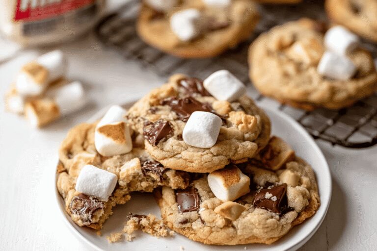 Chocolate Chip S'mores Cookies
