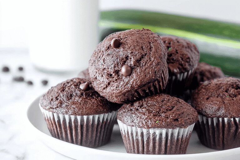 Chocolate Zucchini Muffins