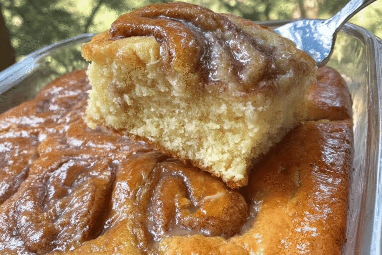 Cinnamon Roll Cake