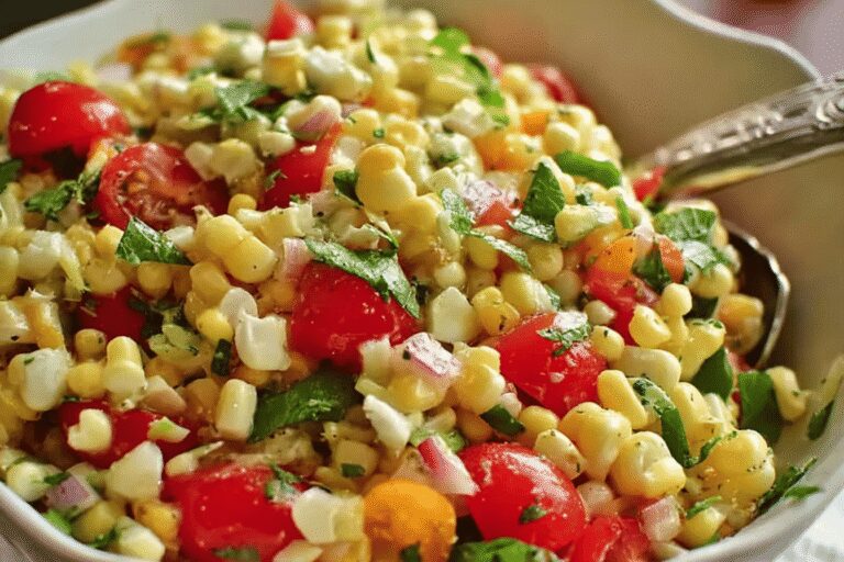 Corn Salad with Lime Vinaigrette