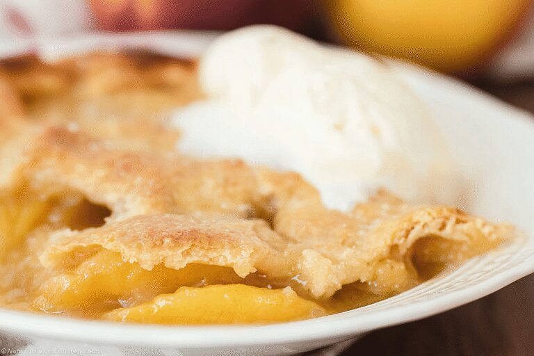 Double Crust Peach Cobbler
