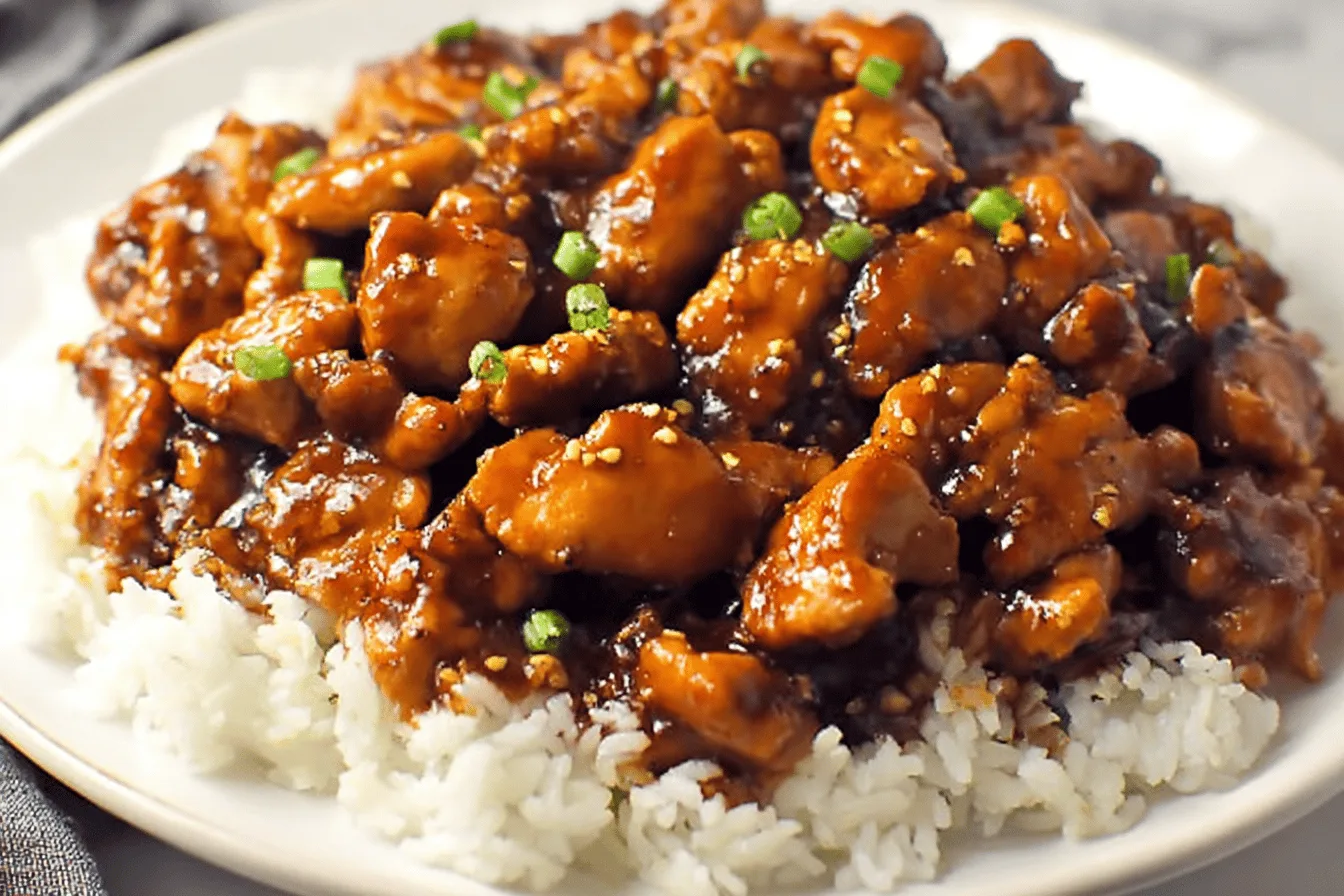 Easy Bourbon Chicken