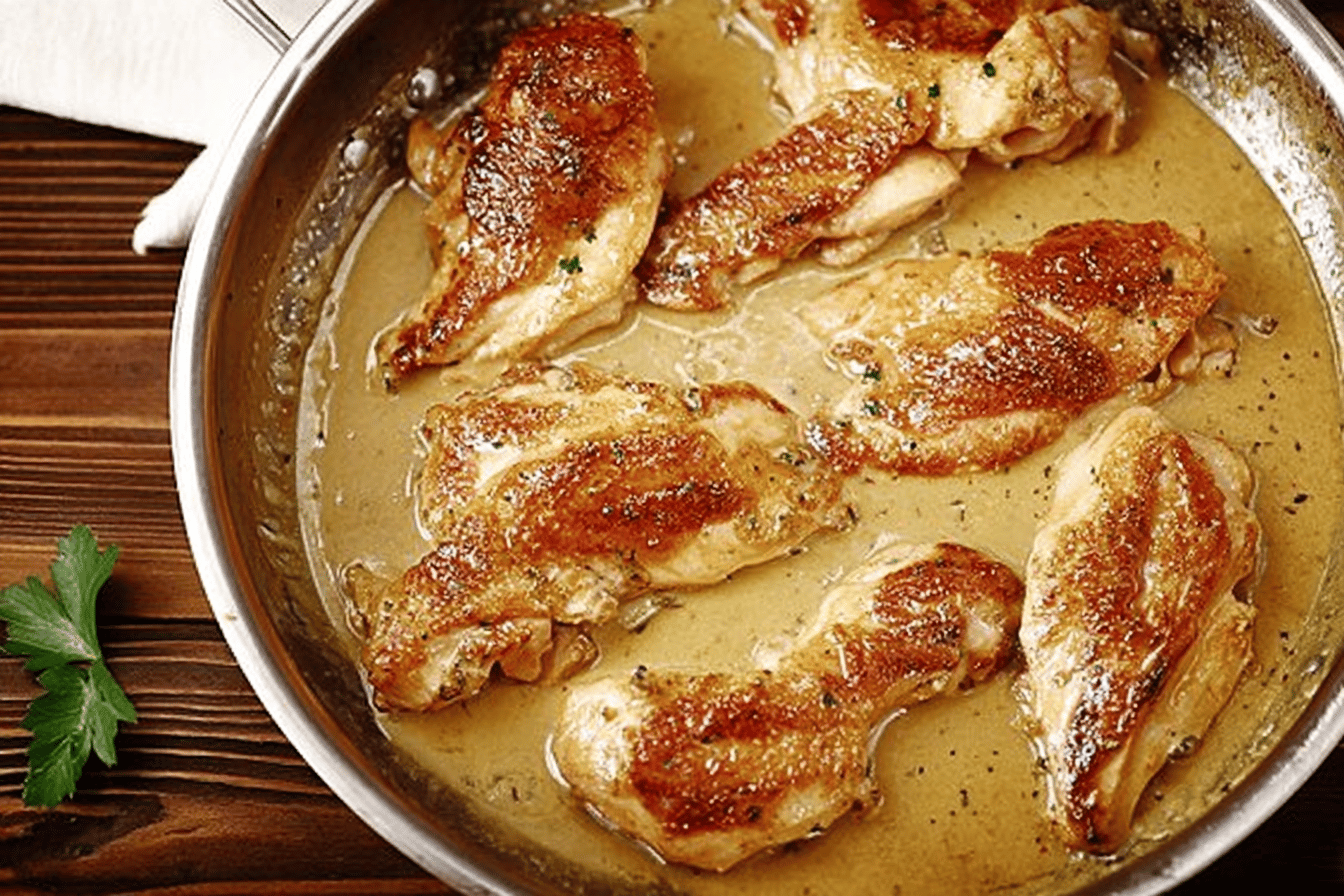 Easy Chicken with Pan Sauce
