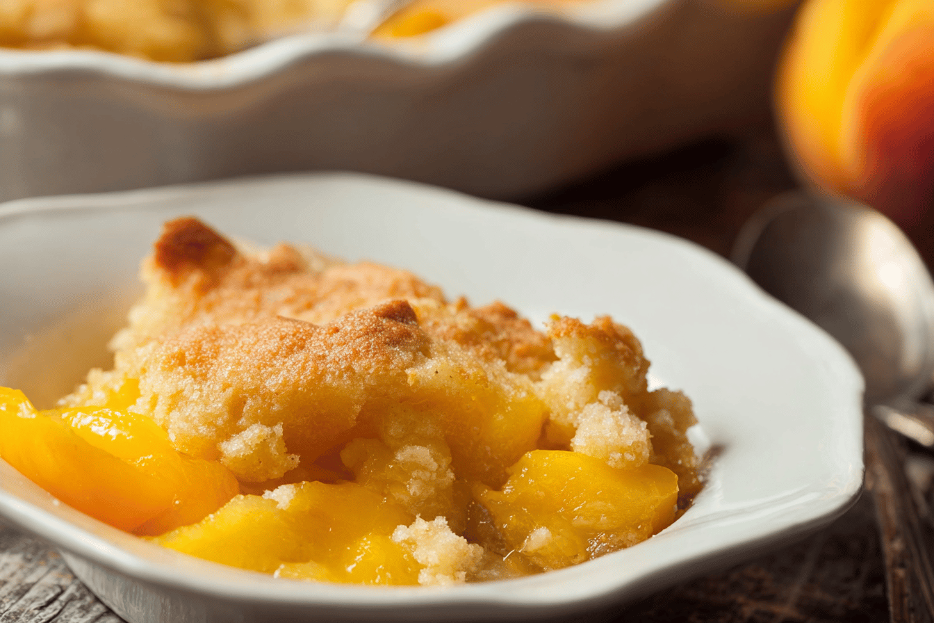 Easy Peach Cobbler Recipe