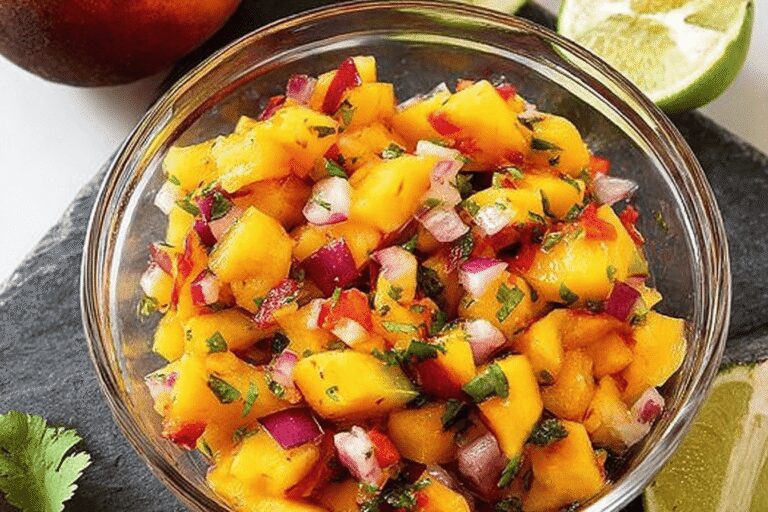 Fresh Peach Salsa