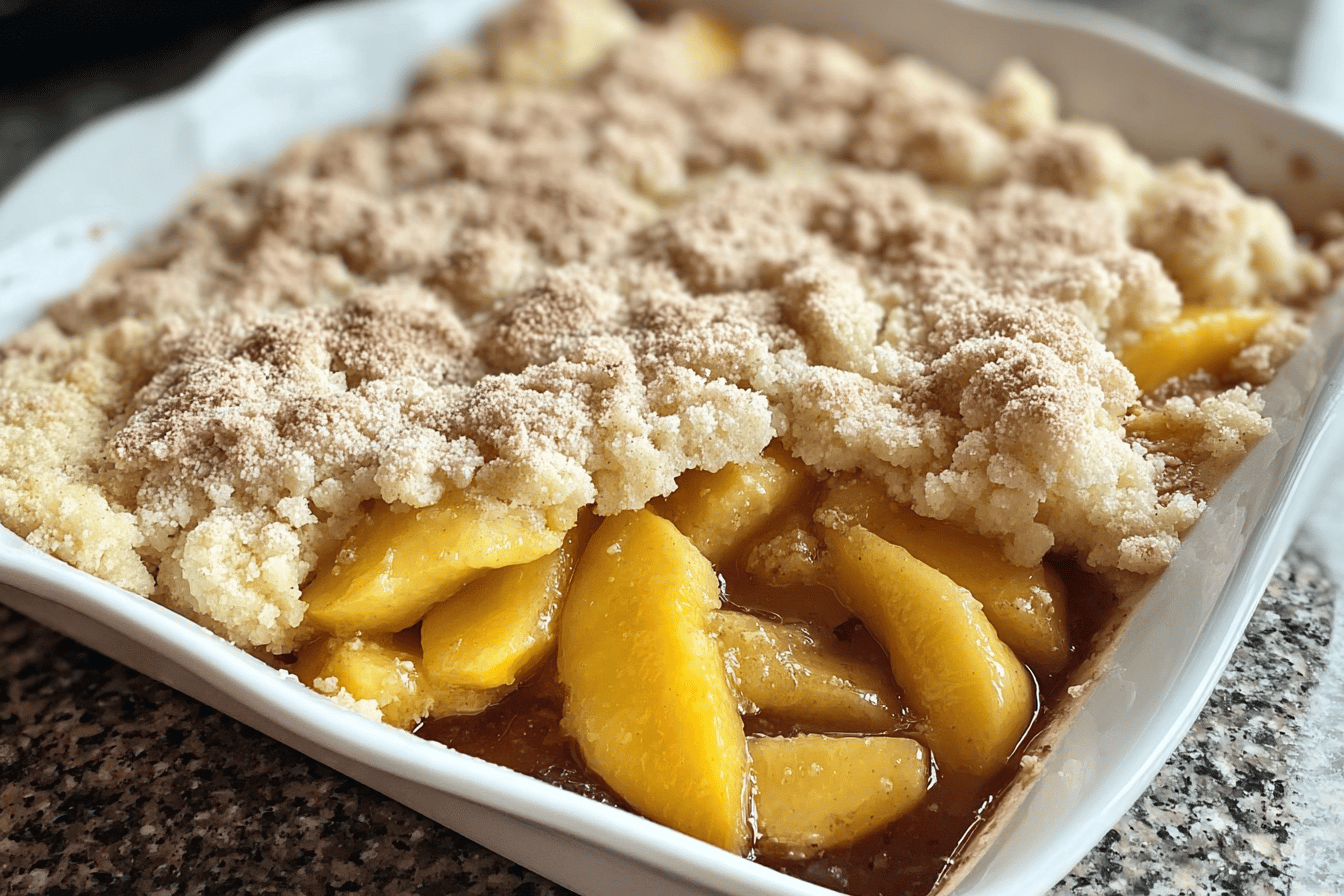 Fresh Southern Peach Cobbler