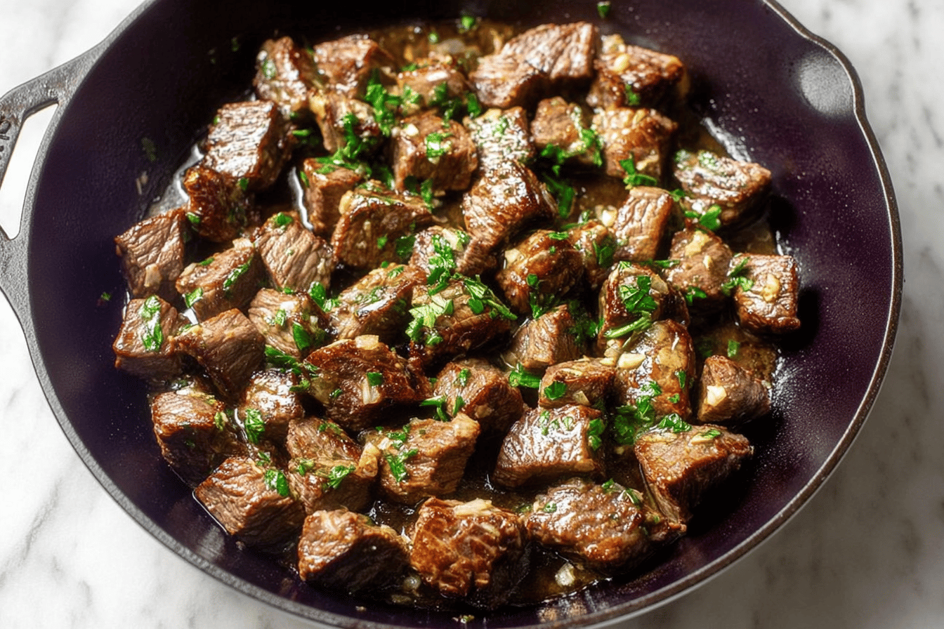 Garlic Butter Steak Bites