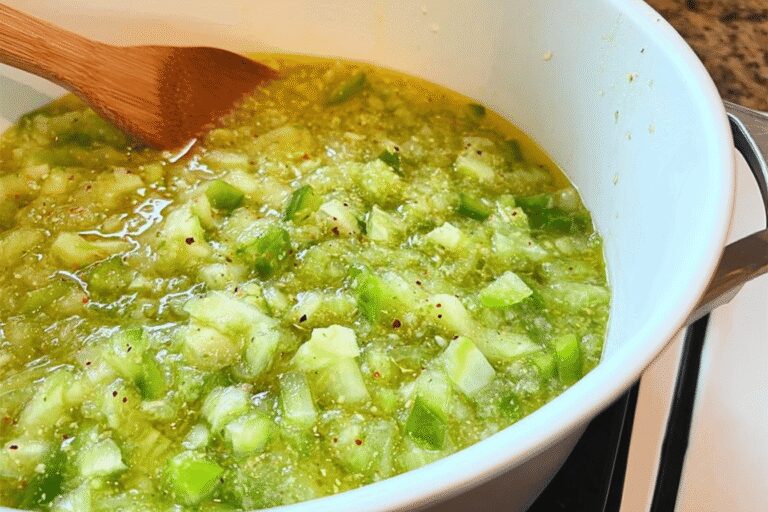 Homemade Sweet Pickle Relish