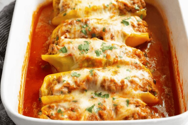 Italian Sausage Stuffed Peppers