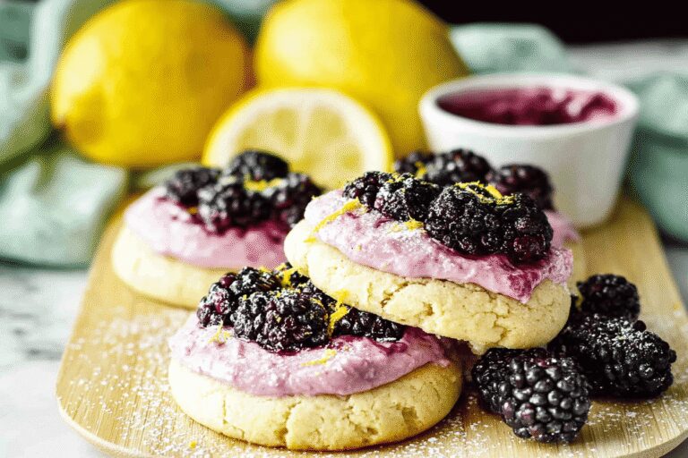 Lemon Blackberry Cookies