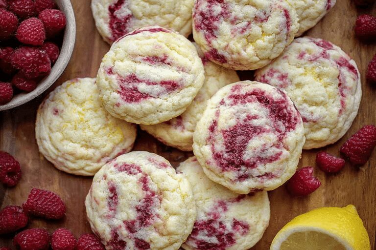 Lemon Raspberry Cookies