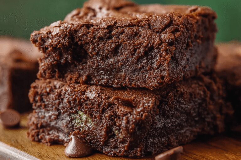 Moist Zucchini Brownies