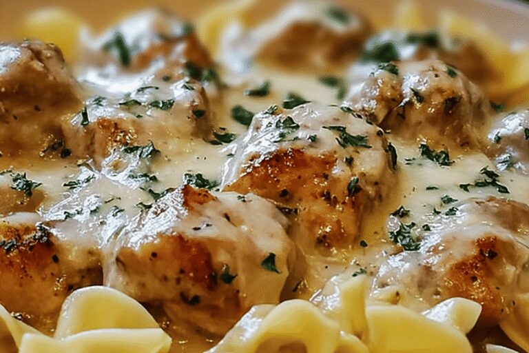 One-Pan Chicken with Buttered Noodles