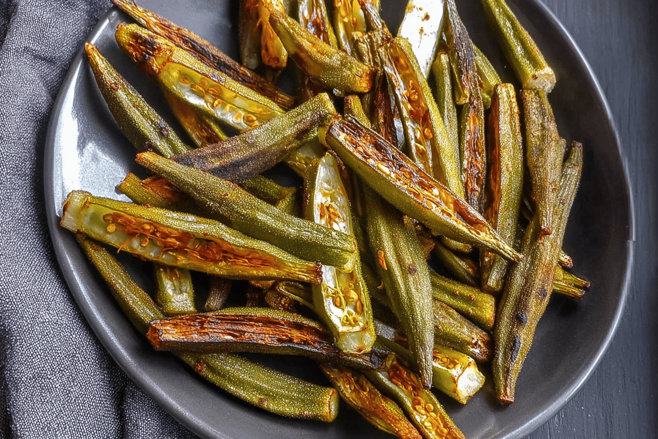 Oven Roasted Okra Recipe