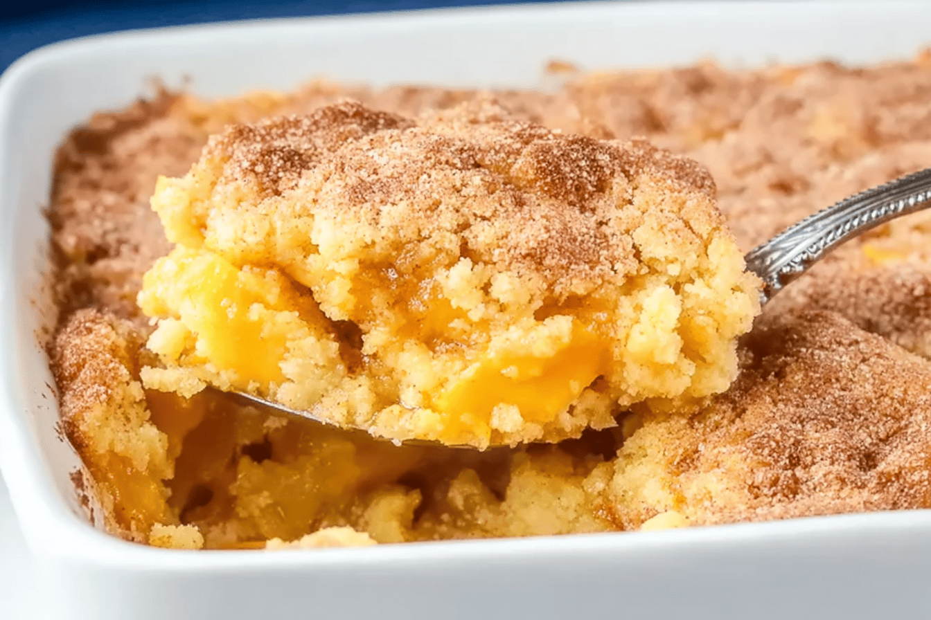 Peach Cobbler Dump Cake