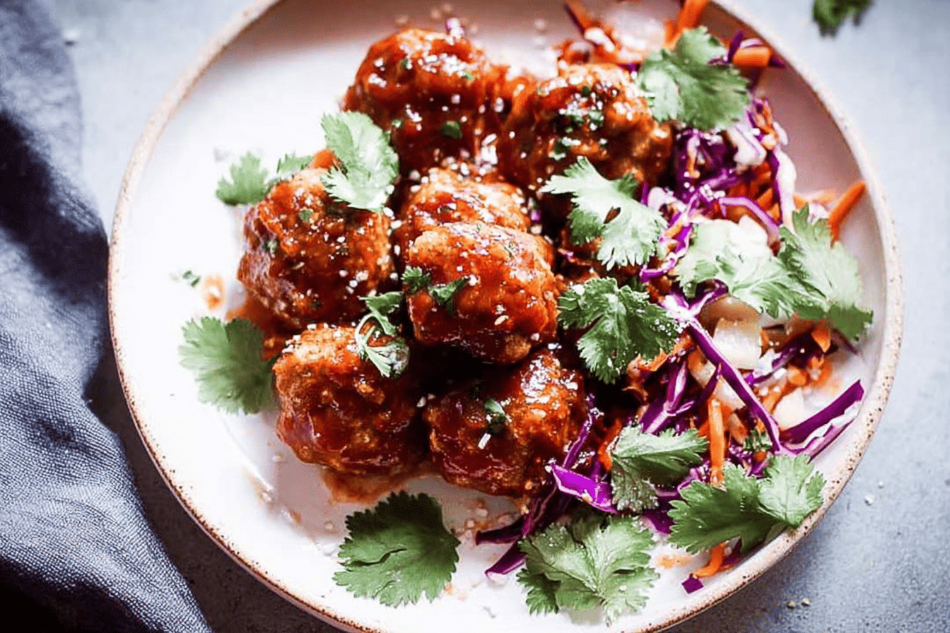 Pineapple BBQ Meatballs