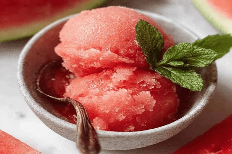 Refreshing Watermelon Sorbet