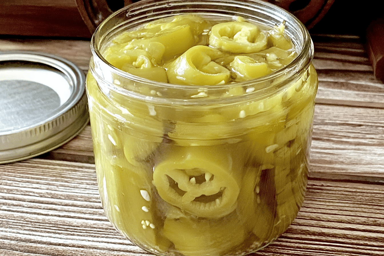 Refrigerator Pickled Banana Peppers