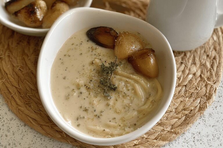 Roasted Garlic Alfredo Sauce