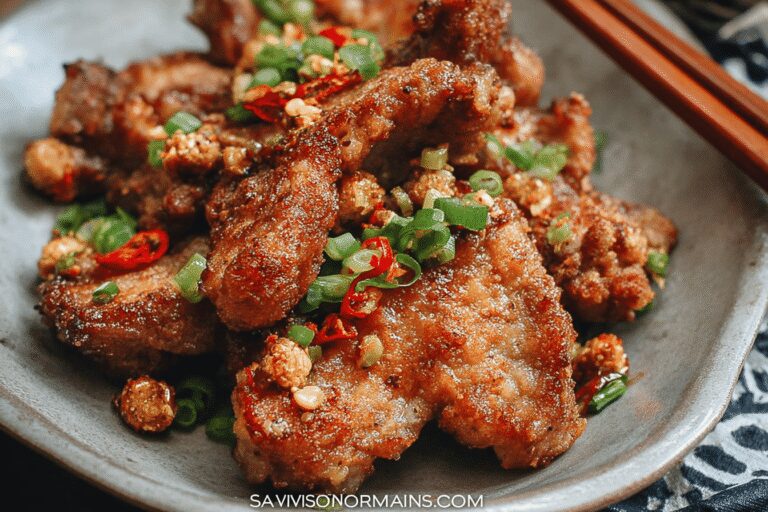 Salt and Pepper Pork Chops