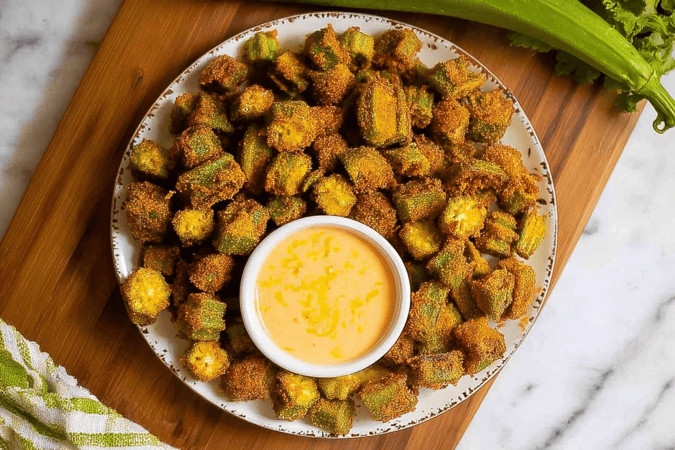 Skillet Fried Okra Recipe