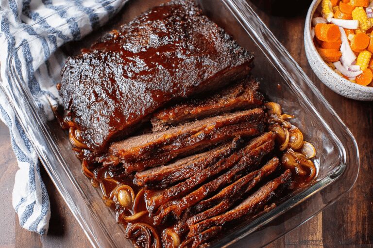 Slow Roasted Barbecue Brisket