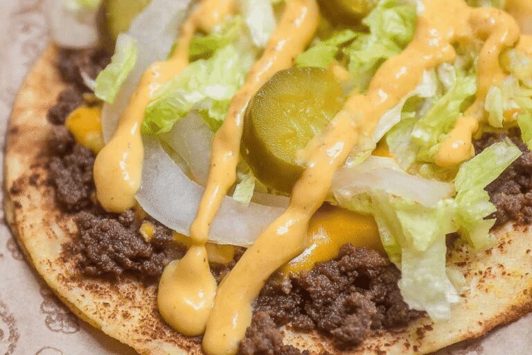 Smash Burger Tacos