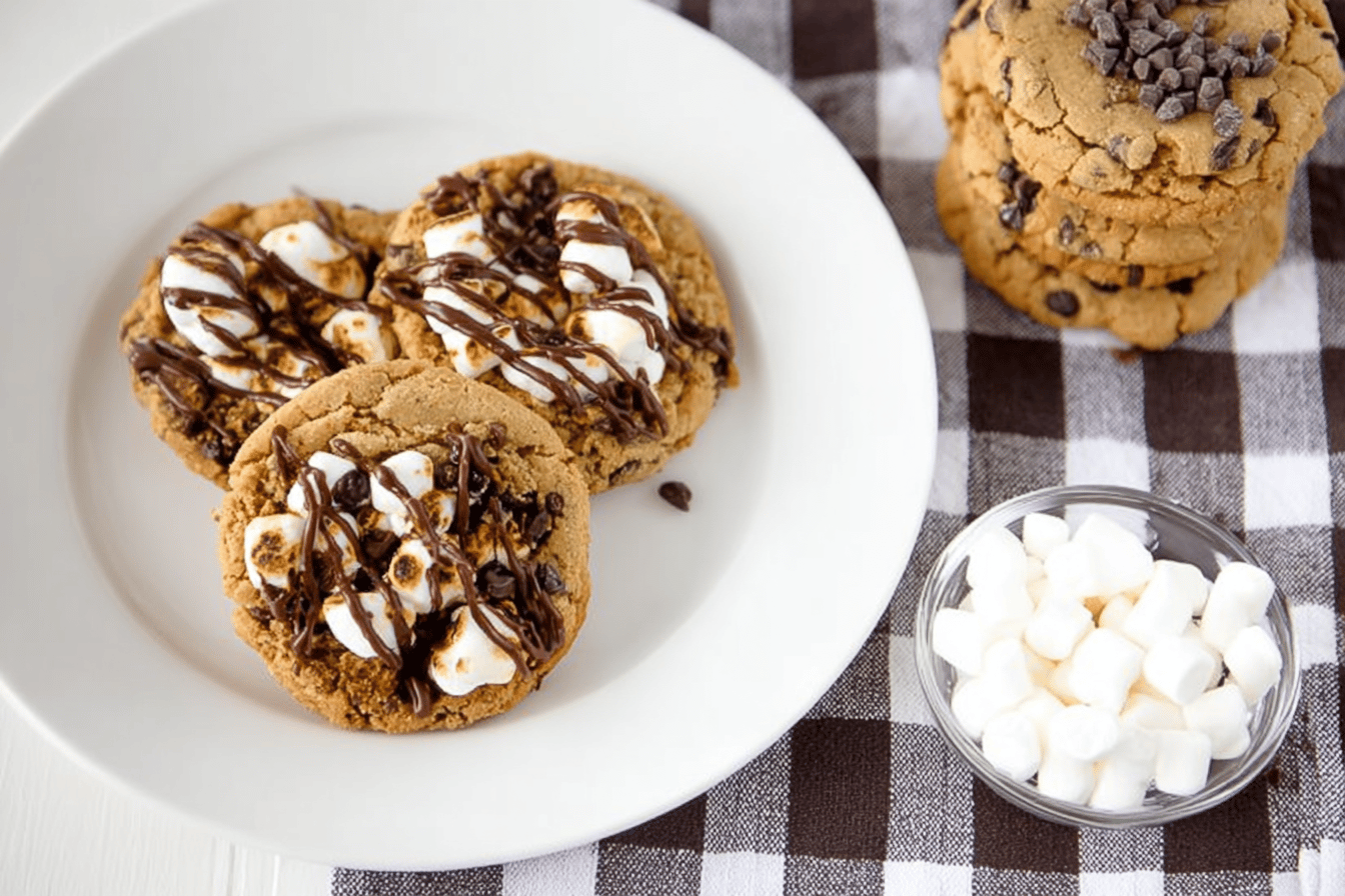 S'mores Crumbl Cookies