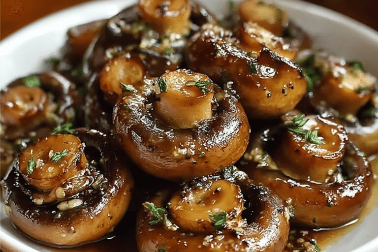 Steakhouse Garlic Butter Mushrooms