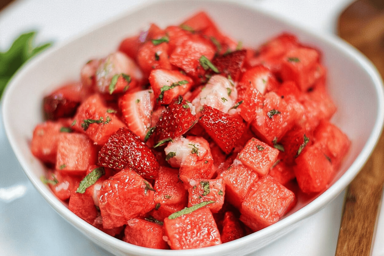 Strawberry Watermelon Salad