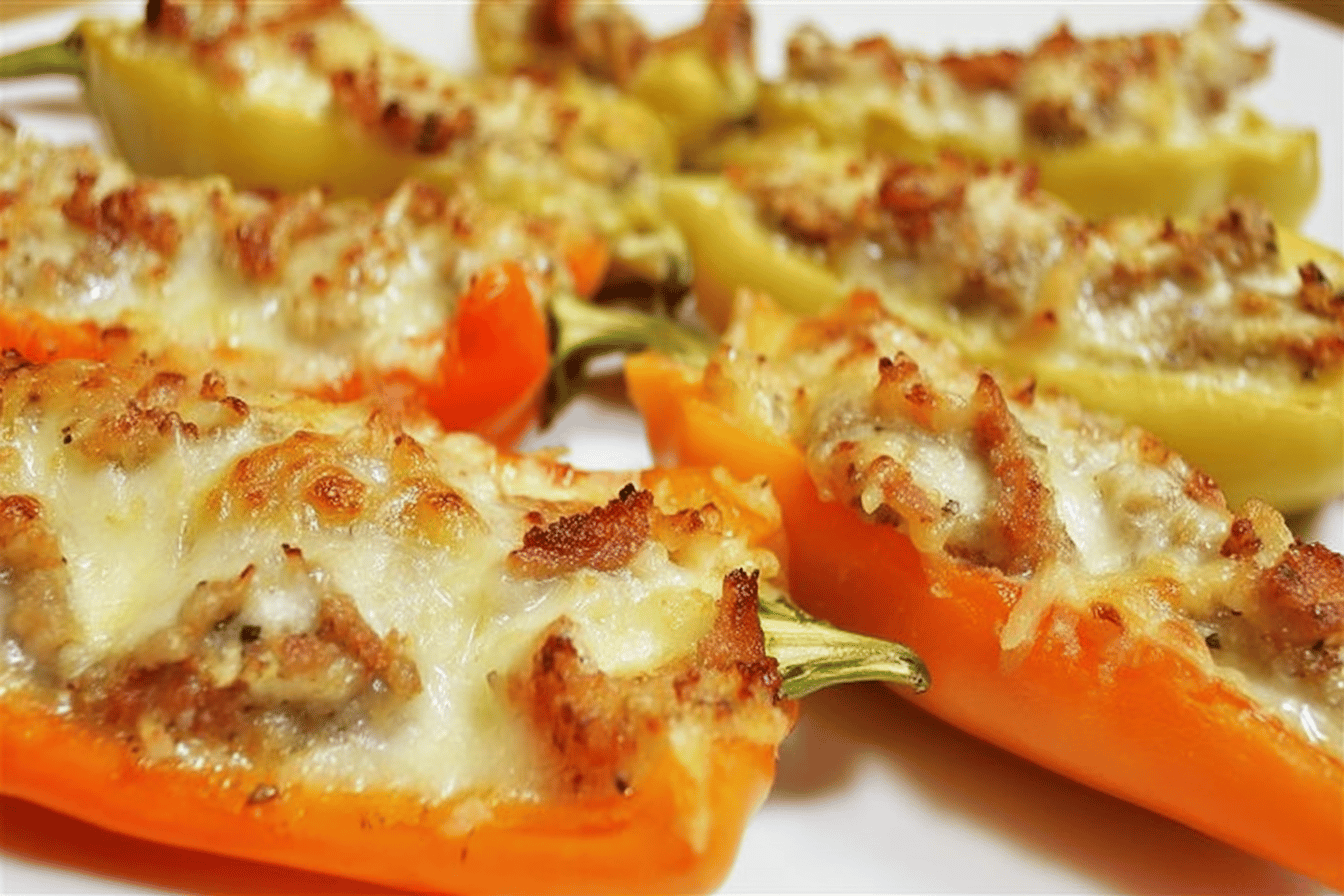Stuffed Hungarian Hot Peppers