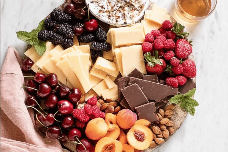 Summer Fruit and Cheese Board