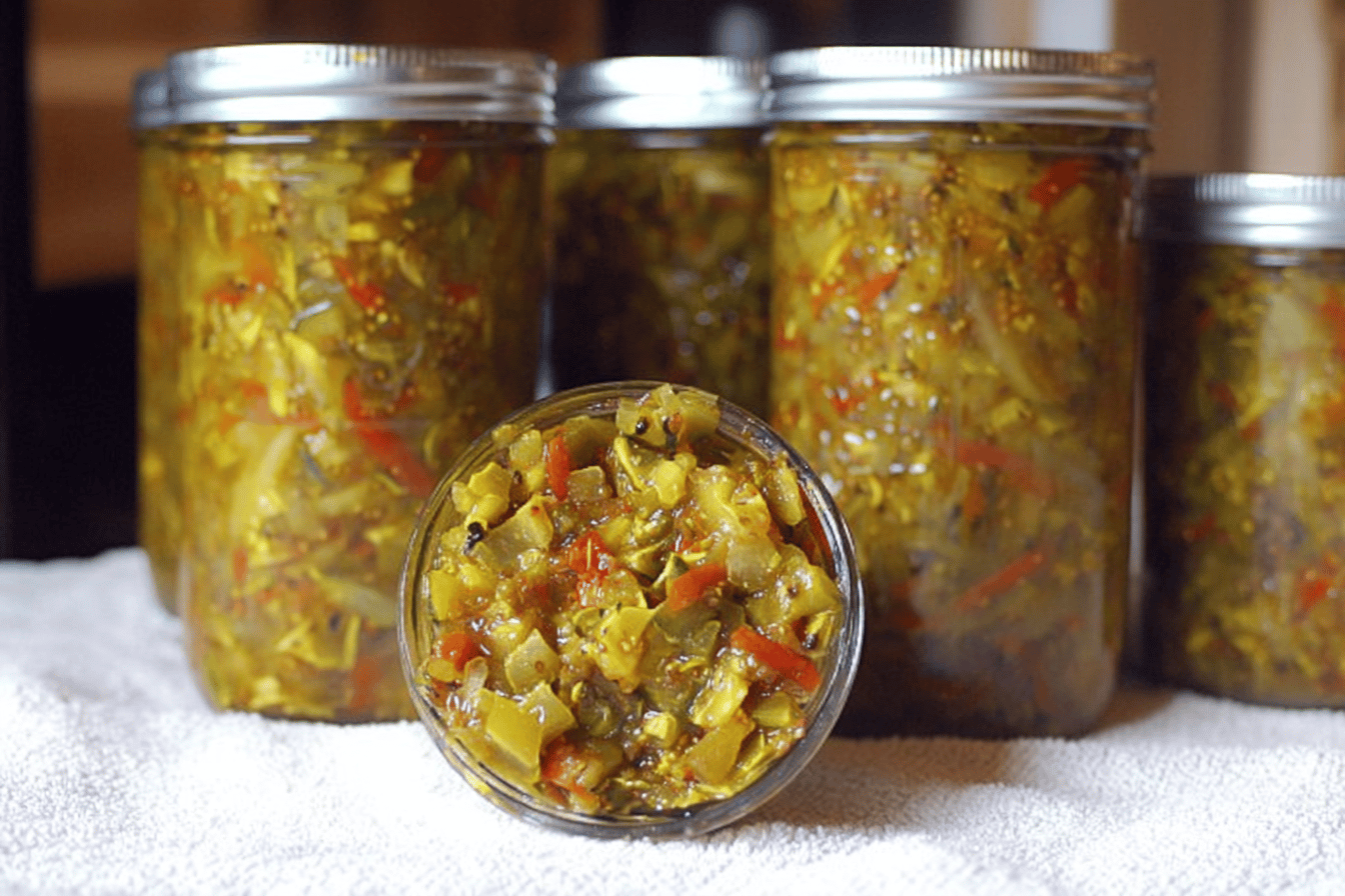Sweet Zucchini Relish