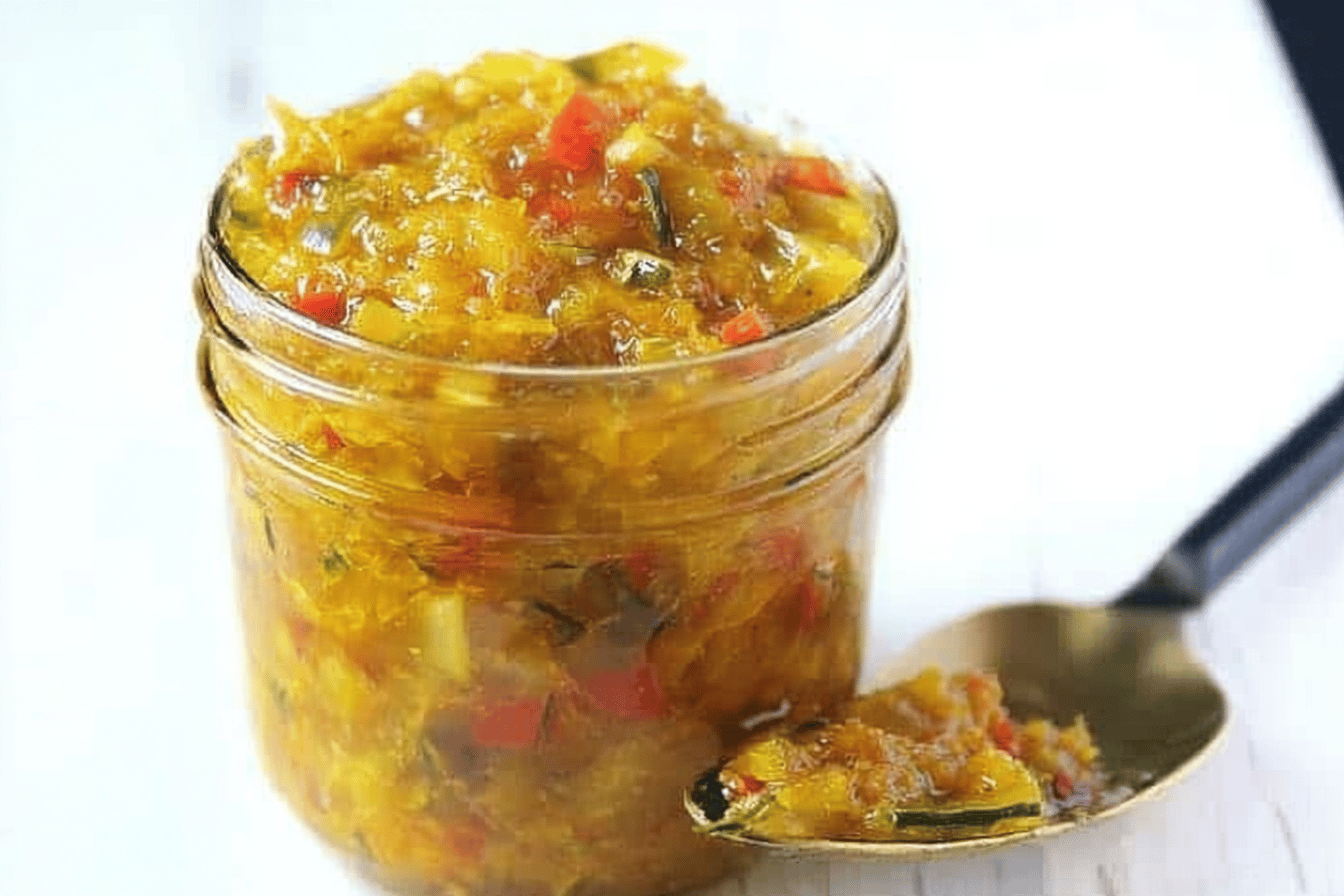 Sweet and Spicy Zucchini Relish