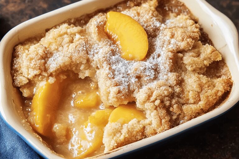The Best Peach Cobbler Recipe