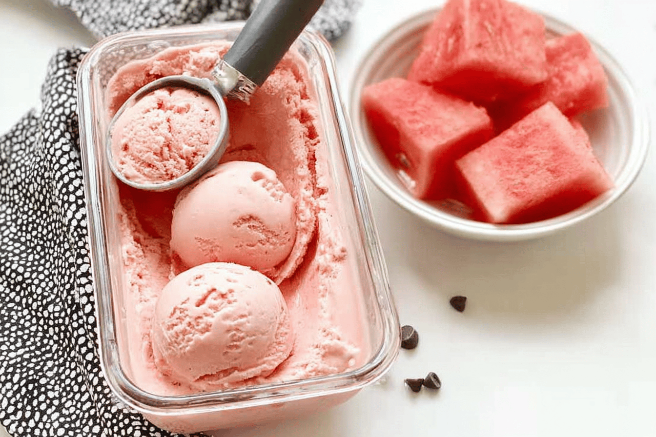 Watermelon Ice Cream Recipe