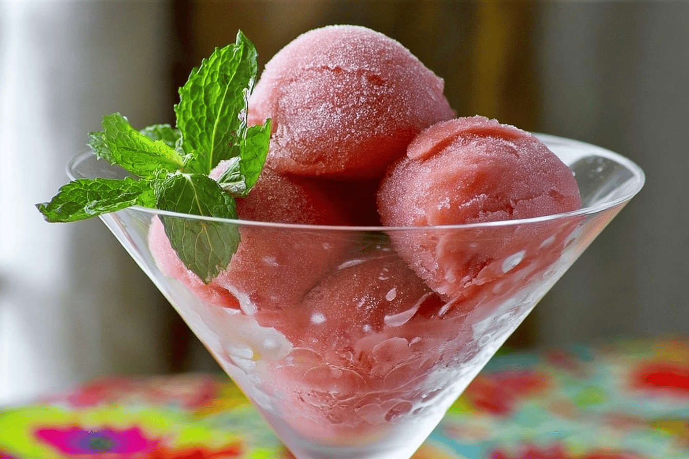 Watermelon Sorbet Recipe
