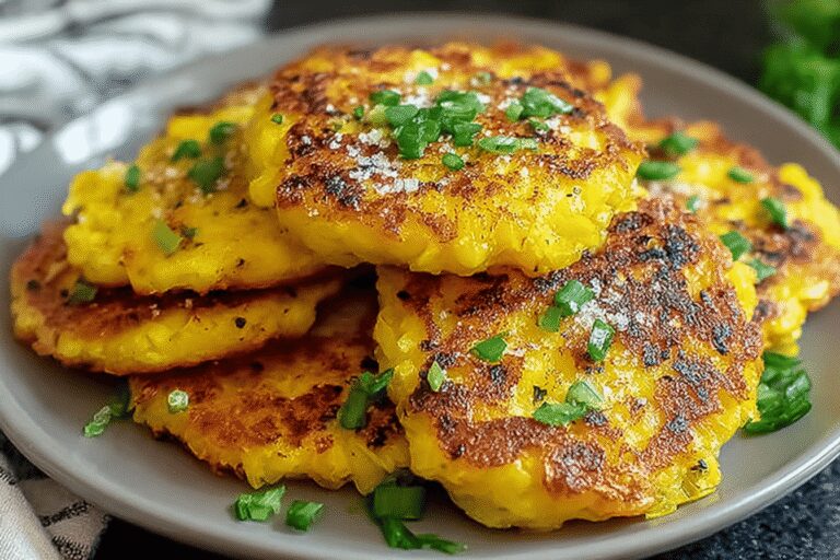 Yellow Squash Fritters Baked
