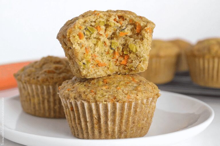 Zucchini Carrot Oatmeal Muffins