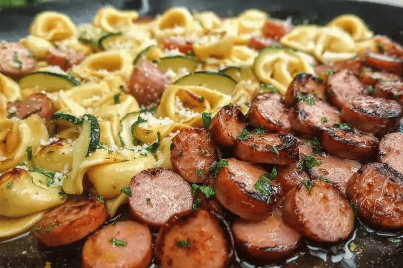Blackstone Grilled Kielbasa Tortellini