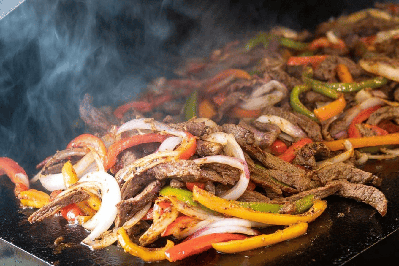 Blackstone Steak Fajitas
